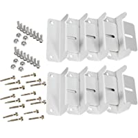 NUZAMAS Juego de 2 soportes en Z para montaje de panel solar para RV- barco- coche- camión- caravana- montaje en casa…